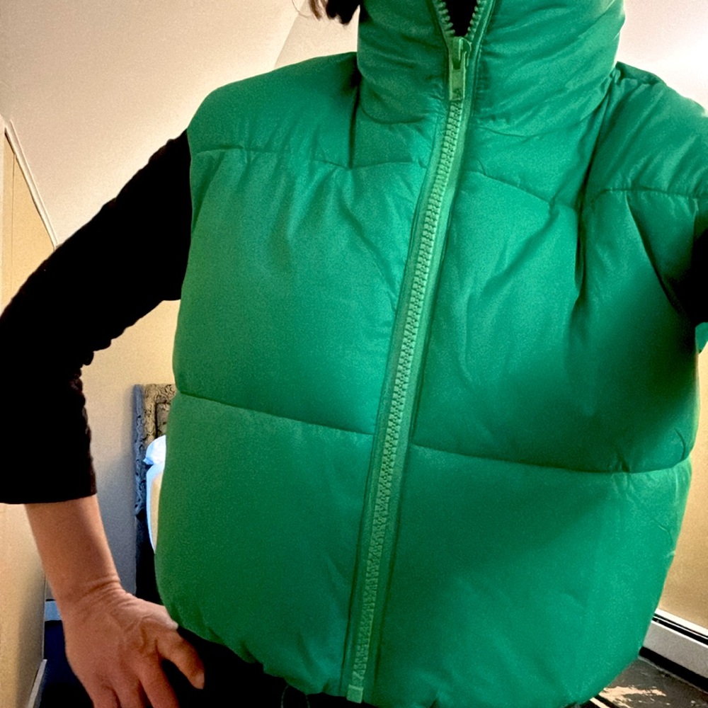 Fuinloth Women’s Puffer Vest - Green